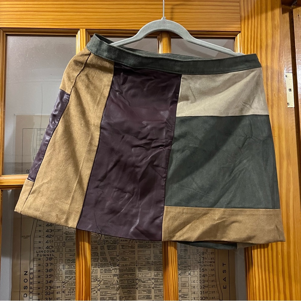 Abercrombie patchwork mini skirt